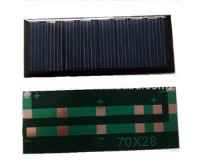 El panel solar de epoxy 2v 0.6w del OEM del silicio del tablero de la batería policristalina de Diy